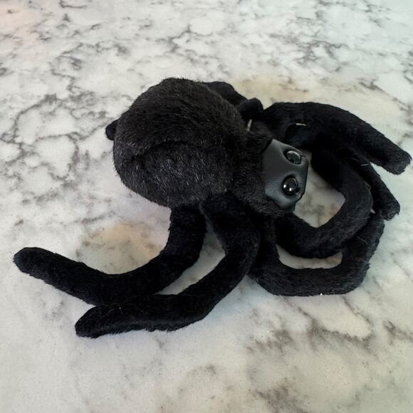 Folkmanis Mini Spider Finger Puppet Black Arachnid Puppet Tarantula - Picture 5 of 10